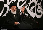 مراسم عزاداری دهه اول فاطمیه در حسینیه اعظم زنجان 