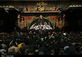 مراسم عزاداری دهه اول فاطمیه در حسینیه اعظم زنجان 