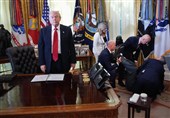 Trump Stands Still as Guest Collapses in Oval Office