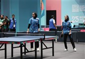 بازی‌های کشورهای اسلامی| نخستین برد تیم تنیس روی میز بانوان
