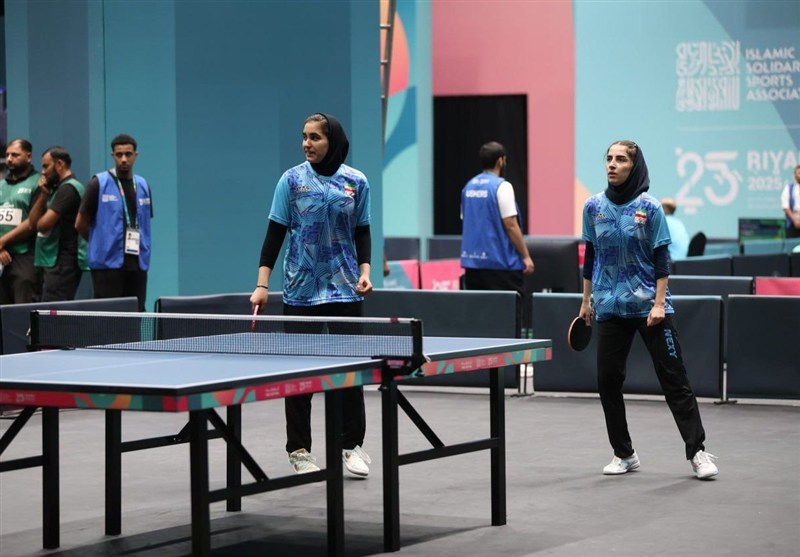 بازی‌های کشورهای اسلامی | نخستین برد تیم تنیس روی میز بانوان