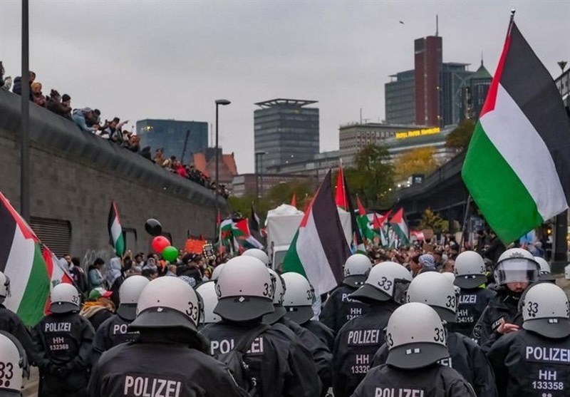 اعتراضات هامبورگی‌ها در حمایت از ساکنان غزه