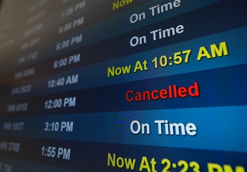 تعطیلی دولت آمریکا پروازها در فرودگاه های این کشور را مختل کرد