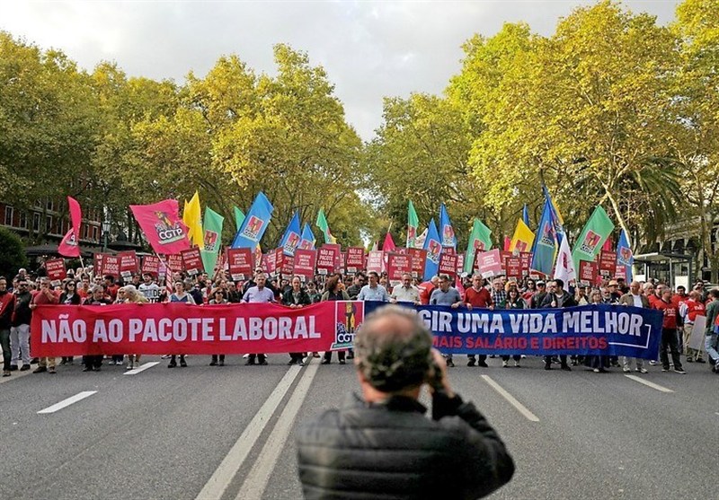 اعتراضات گسترده در پرتغال علیه طرح اصلاحات بازار کار دولت