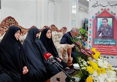 صدای زینبی در خانه شهید اقتدار ملی؛ «محمدحسین شهریاری» رفت تا پرچم ایران برافراشته بماند