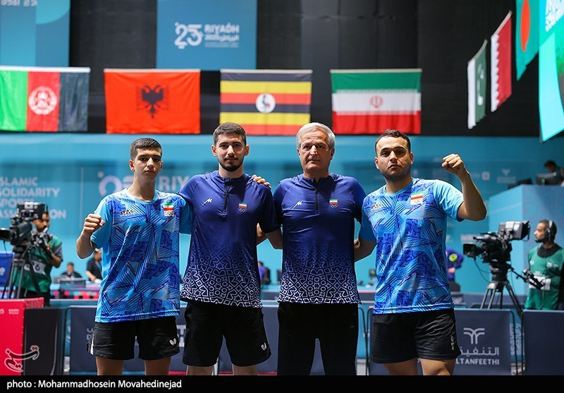 بازی‌های کشورهای اسلامی | صعود تیم تنیس روی میز مردان ایران به فینال