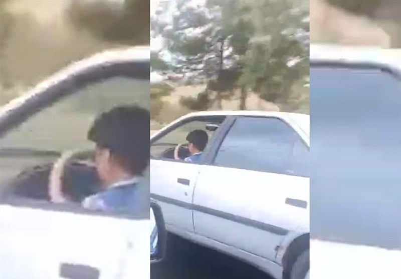 پلیس خودروی راننده 9 ساله را توقیف کرد