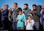 اقامه نماز طلب باران در بجنورد