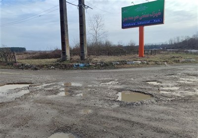 جاده مرگ در شهرک صنعتی صومعه‌سرا؛ مسئولیت بین 2 دستگاه دست‌به‌دست می‌شود