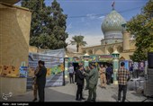 نمایشگاه پایگاه های اسوه فارس در امامزده علی بن حمزه (ع) شیراز