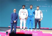 بازی‌های کشورهای اسلامی| توزیع مدال وزنه‌برداری توسط  خسروی‌وفا