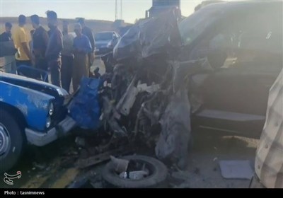 تصادف خونین در محور سقز ـ بانه با یک کشته و 5 زخمی