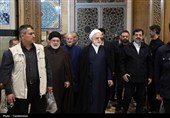 تشرف رئیس قوه قضاییه به حرم حضرت فاطمه معصومه(س)