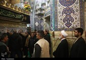 تشرف رئیس قوه قضاییه به حرم حضرت فاطمه معصومه(س)