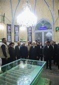 تشرف رئیس قوه قضاییه به حرم حضرت فاطمه معصومه(س)