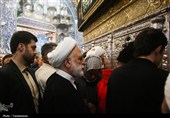 تشرف رئیس قوه قضاییه به حرم حضرت فاطمه معصومه(س)