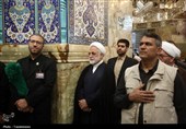 تشرف رئیس قوه قضاییه به حرم حضرت فاطمه معصومه(س)