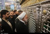 تشرف رئیس قوه قضاییه به حرم حضرت فاطمه معصومه(س)