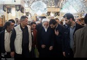 تشرف رئیس قوه قضاییه به حرم حضرت فاطمه معصومه(س)