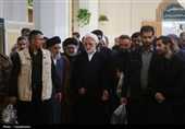 تشرف رئیس قوه قضاییه به حرم حضرت فاطمه معصومه(س)