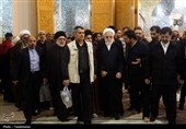 تشرف رئیس قوه قضاییه به حرم حضرت فاطمه معصومه(س)