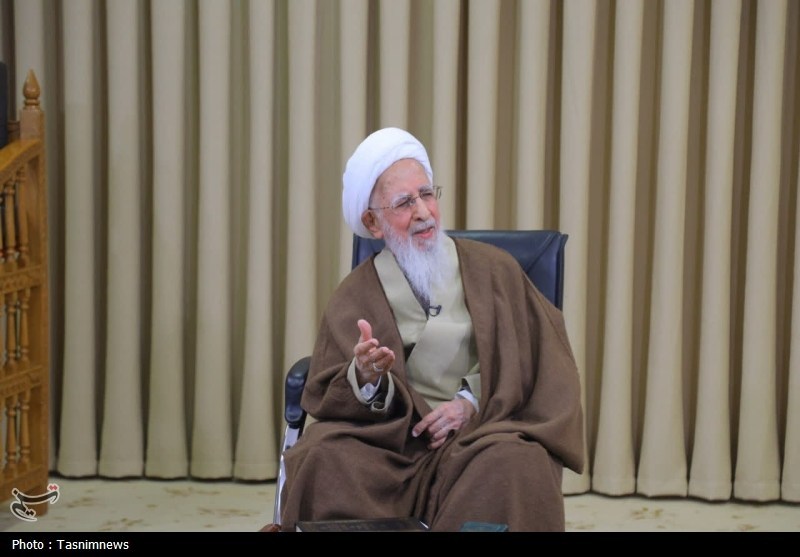 دیدار رئیس قوه قضائیه با آیتالله جوادی آملی+تصویر اخبار قم , آیت الله جوادی آملی , قوه قضائیه ,