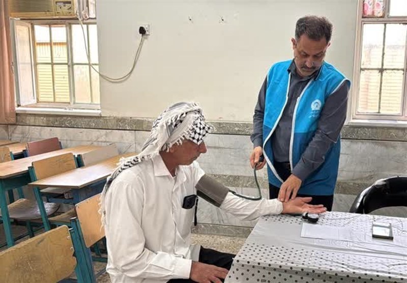 اردوی جهادی چندمنظوره خادمیاران رضوی در روستای دهنوباقر دزفول +تصویر