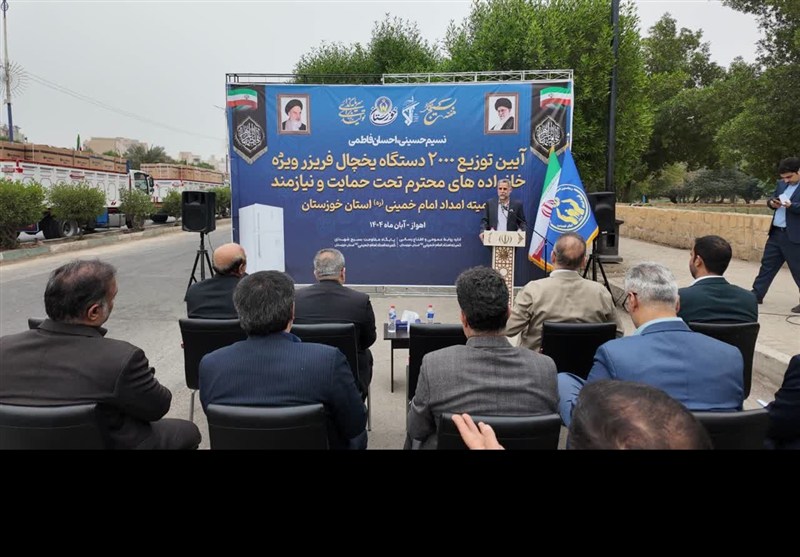 اهدای لوازم سرمایشی در راستای پویش نسیم حسینی برای نیازمندان