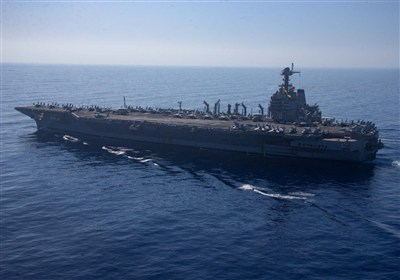 ناو هواپیمابر یواس‌اس جرالد فورد آمریکا وارد کارائیب شد