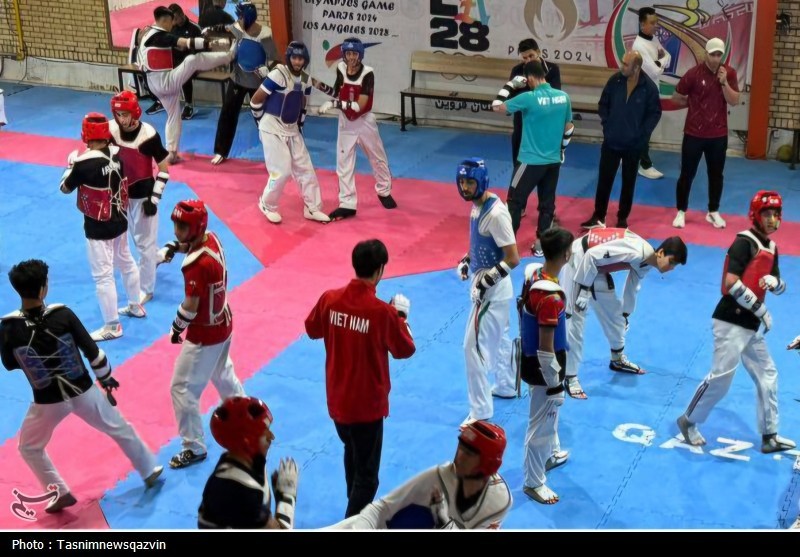 تعجب تکواندوکاران تایوانی از تماشاگران قزوینی/کار مشترک قزوین و تایوان