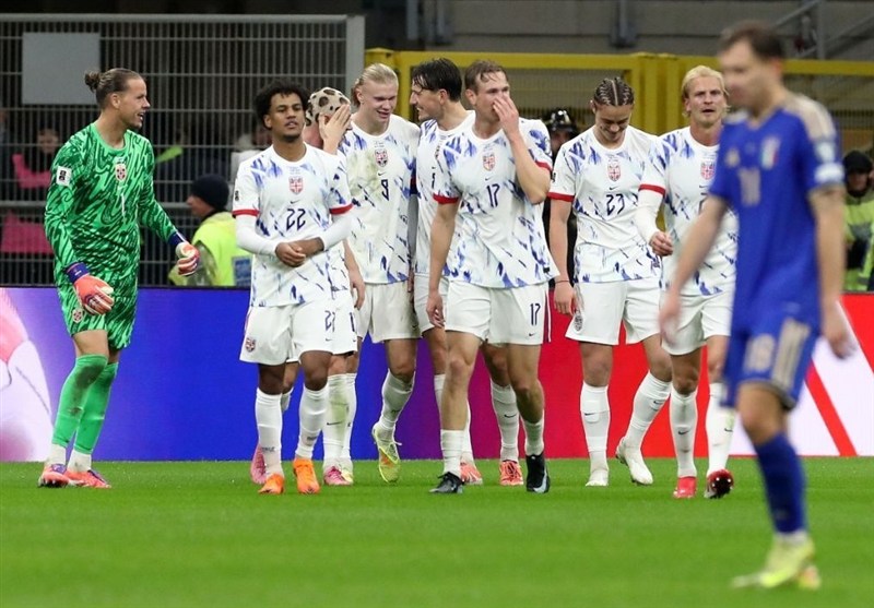 فلک‌زده مثل آتزوری؛ نروژ، ایتالیا را له کرد و به جام جهانی رفت