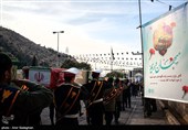 استقبال از پیکر مطهر 16 شهید گمنام - شیراز