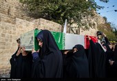 استقبال از پیکر مطهر 16 شهید گمنام - شیراز