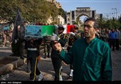 استقبال از پیکر مطهر 16 شهید گمنام - شیراز