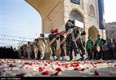 استقبال از پیکر مطهر 16 شهید گمنام - شیراز