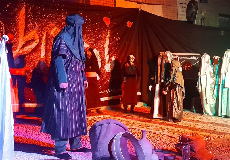 اجرای نمایش گفته‌ها و ناگفته‌ها همزمان با ایام دهه فاطمیه در سبزوار