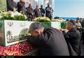 استقبال از پیکر مطهر 4 شهید گمنام در تبریز