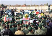 استقبال از پیکر مطهر 4 شهید گمنام در تبریز