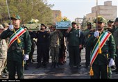 استقبال از پیکر مطهر 4 شهید گمنام در تبریز