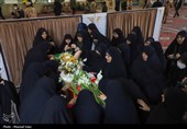 استقبال از پیکر مطهر 4 شهید گمنام در تبریز