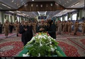 استقبال از پیکر مطهر 4 شهید گمنام در تبریز