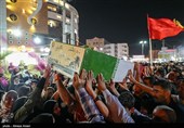 آیین استقبال از پیکر مطهر شهید گمنام و دومین یادواره شهدای سادات -لامرد