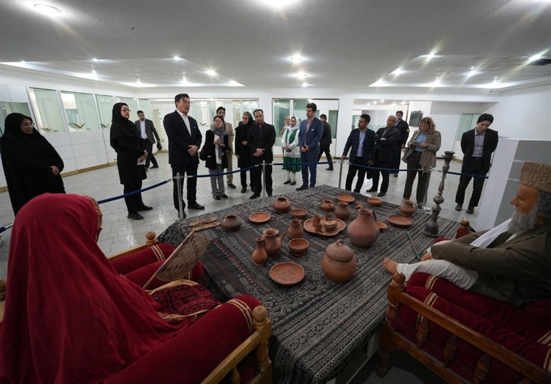 بازدید سفیر کره جنوبی و نمایندگان سازمان یونیسف از موزه منطقه‌ای جنوب شرق