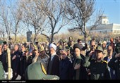 پیکر پاک سه شهید گمنام در اردبیل تشییع می‌شود