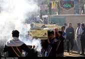 استقبال از 4 شهید گمنام دفاع مقدس در دبیرستان شریعتی همدان