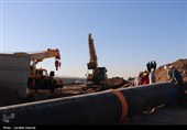 پایان لوله‌گذاری خط انتقال آب خلیج فارس به کرمان