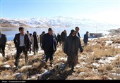 بازدید معاون رئیس‌جمهور و استاندار اردبیل از دریاچه نئور