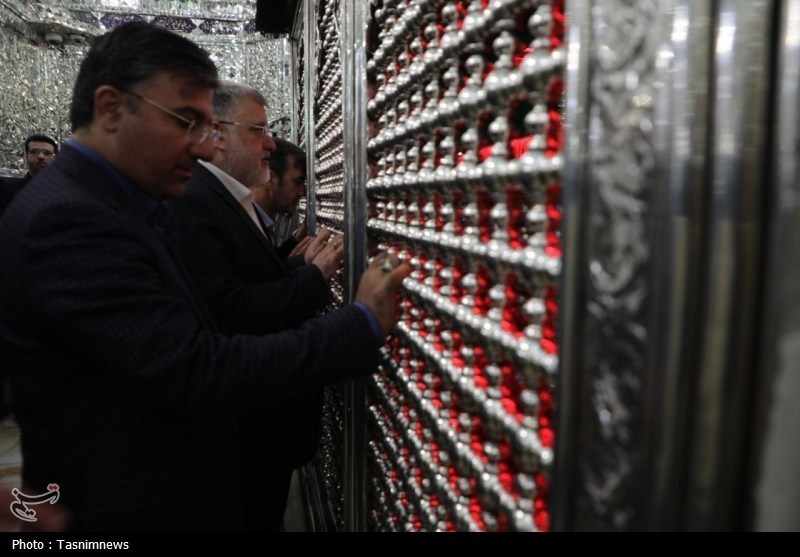 تشرف استاندار تهران به آستان حضرت عبدالعظیم(ع)