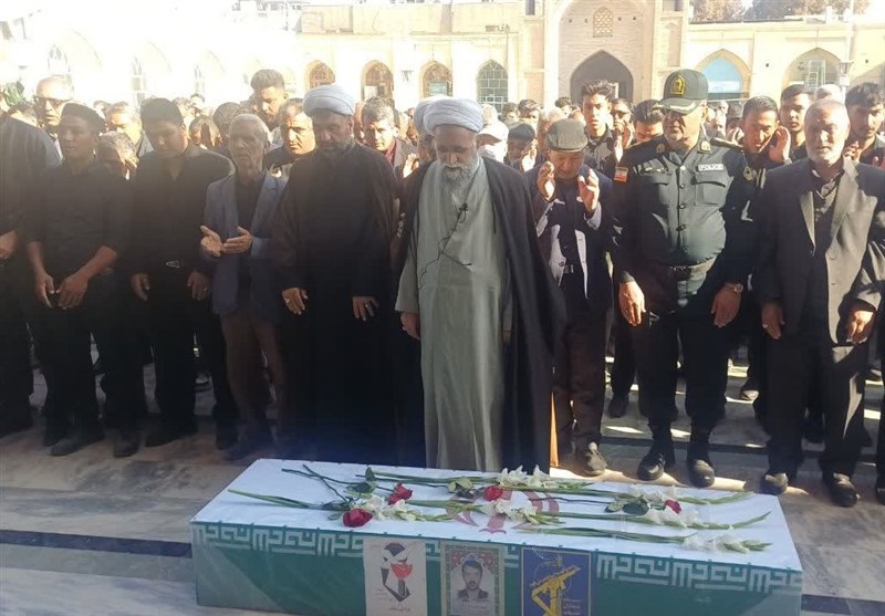 تشییع پیکر شهید جانباز 70 درصد علی فتح‌آبادی در نیشابور