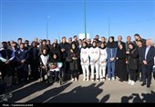 وزیر ورزش و جوانان برای بررسی مجموعه ورزشی علی‌دایی وارد اردبیل شد